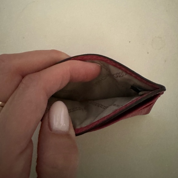 Michael Kors Pink Card Case - Picture 2 of 3